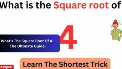What's The Square Root Of 4 - The Ultimate Guide!